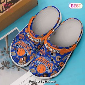 New York Knicks Basketball NBA Sport Crocs Crocband Clogs Shoes Comfortable For Men Women and Kids