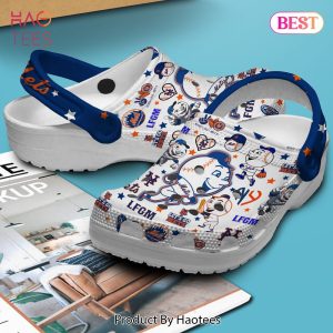 New York Mets Baseball MLB Sport Crocs Crocband Clogs Shoes Comfortable For Men Women and Kids