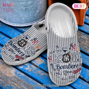 New York Yankees Baseball MLB Sport Crocs Crocband Clogs Shoes Comfortable For Men Women and Kids