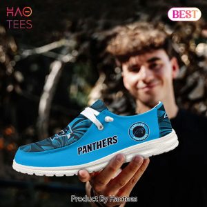 NFL Carolina Panthers Custom Name Hey Dude Shoes
