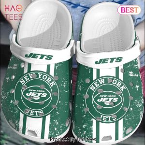 NFL New York Jets Football Crocs Comfortable Crocband Clogs Shoes For Men Women Exclusive