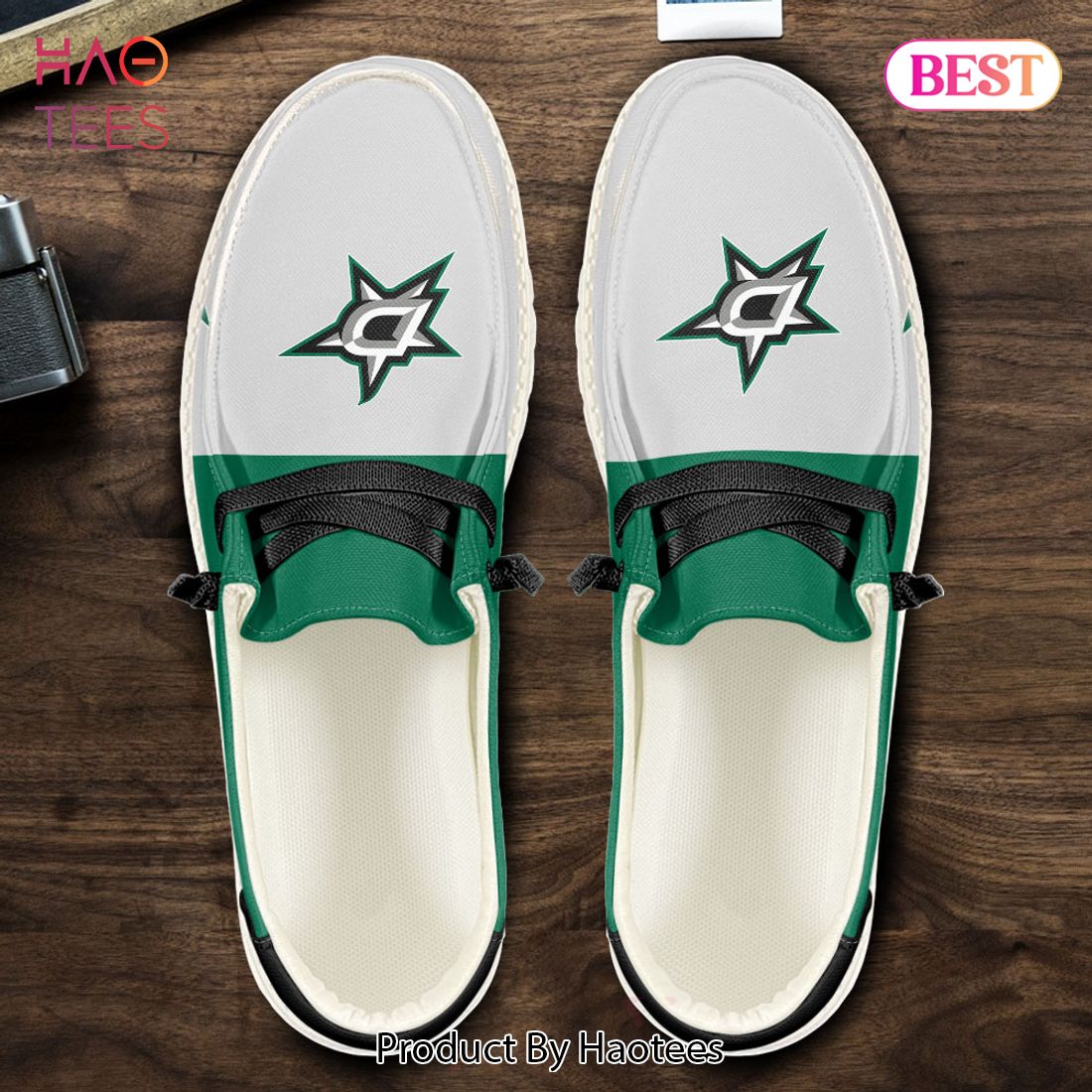 NHL Dallas Stars Custom Name Hey Dude Shoes NHL Dallas Stars Custom Name Hey Dude Shoes
