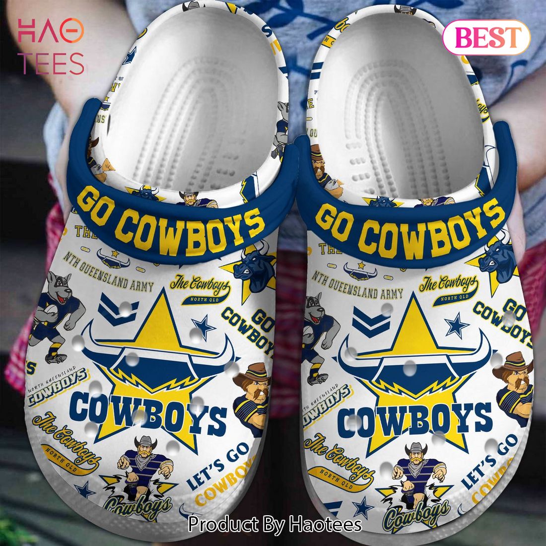 North Queensland Cowboys NRL Sport Crocs Crocband Clogs Shoes Comfortable For Men Women and Kids North Queensland Cowboys NRL Sport Crocs Crocband Clogs Shoes Comfortable For Men Women and Kids