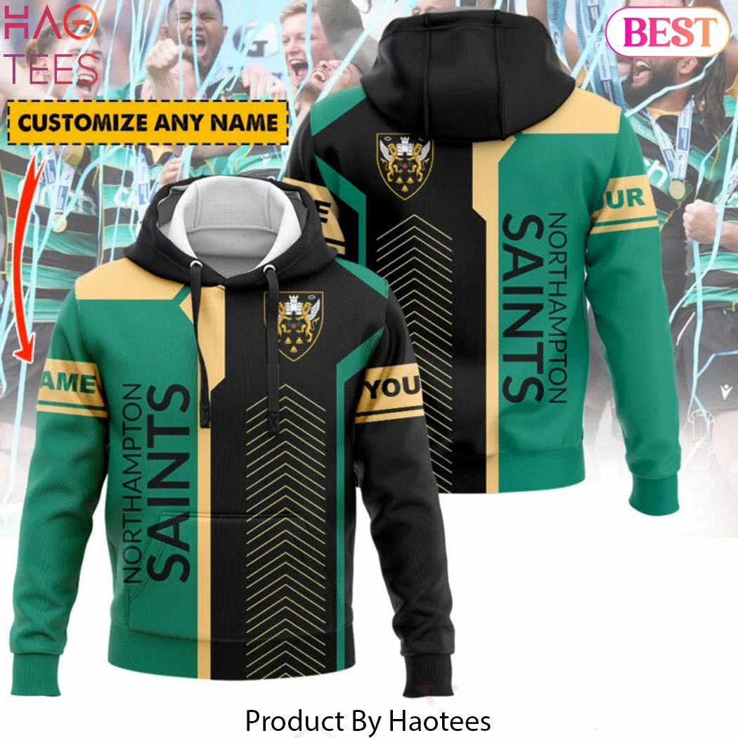 Northampton Saints Gallagher Premiership Champions Personalized Hoodie