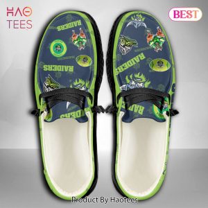 NRL Canberra Raiders Custom Name Hey Dude Shoes 01 M7