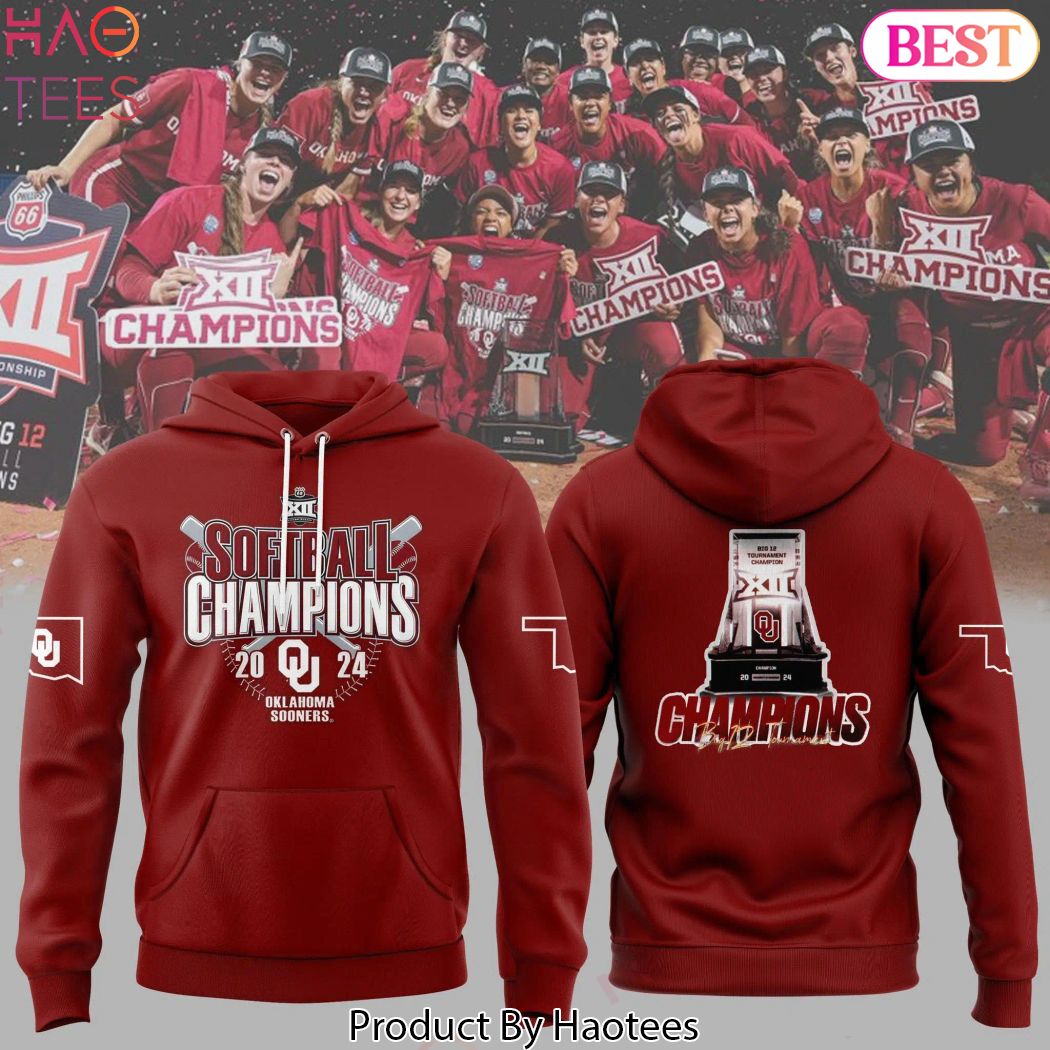 Oklahoma Sooners Softball Champions Design Hoodie