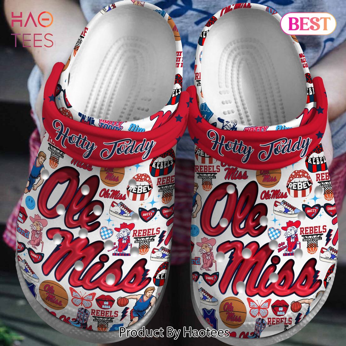 Ole Miss Rebels NCAA Sport Crocs Crocband Clogs Shoes Comfortable For Men Women and Kids Ole Miss Rebels NCAA Sport Crocs Crocband Clogs Shoes Comfortable For Men Women and Kids