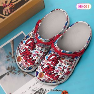 Ole Miss Rebels NCAA Sport Crocs Crocband Clogs Shoes Comfortable For Men Women and Kids
