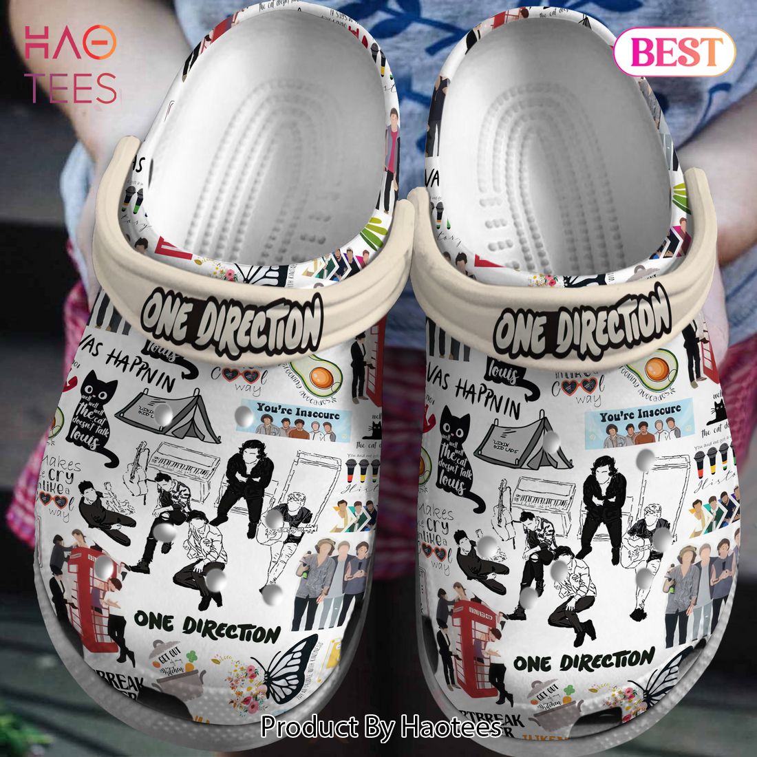 One Direction Music Crocs Crocband Clogs Shoes Comfortable For Men Women and Kids One Direction Music Crocs Crocband Clogs Shoes Comfortable For Men Women and Kids