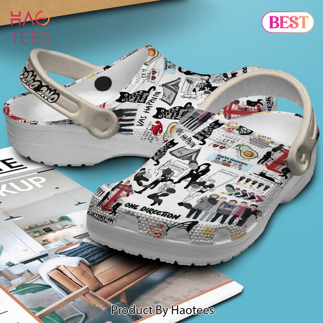 One Direction Music Crocs Crocband Clogs Shoes Comfortable For Men Women and Kids One Direction Music Crocs Crocband Clogs Shoes Comfortable For Men Women and Kids