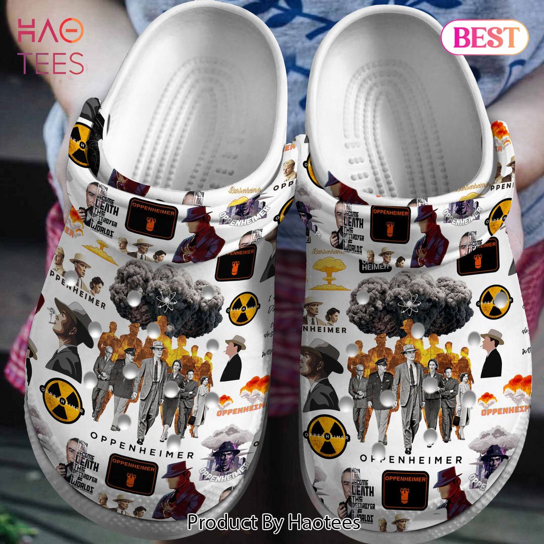 Oppenheimer Movie Crocs Crocband Clogs Shoes Comfortable For Men Women and Kids Oppenheimer Movie Crocs Crocband Clogs Shoes Comfortable For Men Women and Kids