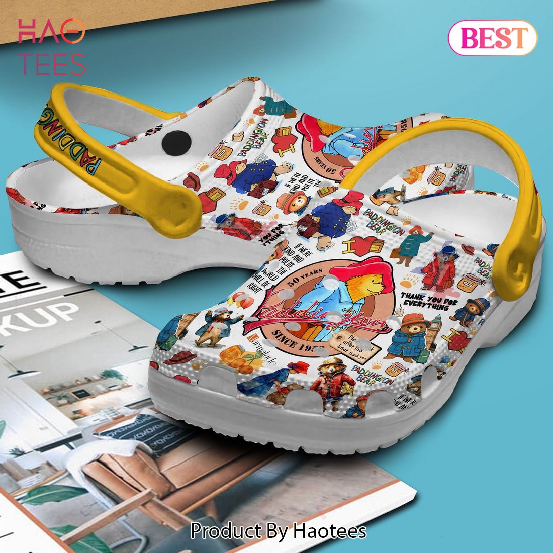 Paddington Movie Crocs Crocband Clogs Shoes Comfortable For Men Women and Kids Paddington Movie Crocs Crocband Clogs Shoes Comfortable For Men Women and Kids