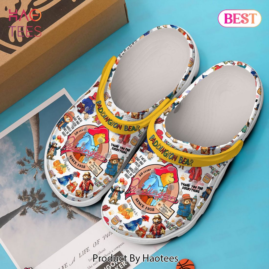 Paddington Movie Crocs Crocband Clogs Shoes Comfortable For Men Women and Kids Paddington Movie Crocs Crocband Clogs Shoes Comfortable For Men Women and Kids