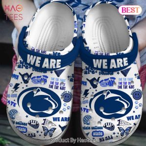 Penn State Nittany Lions NCAA Sport Crocs Crocband Clogs Shoes Comfortable For Men Women and Kids
