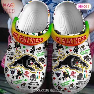 Penrith Panthers NRL Sport Crocs Crocband Clogs Shoes Comfortable For Men Women and Kids