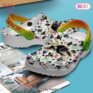 Penrith Panthers NRL Sport Crocs Crocband Clogs Shoes Comfortable For Men Women and Kids