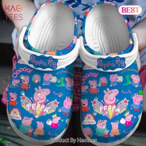Peppa Pig Cartoon Crocs Crocband Clogs Shoes Comfortable For Men Women and Kids Exclusive