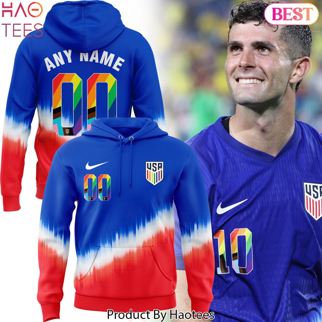 Personalized United States Mens National Soccer Team Design Hoodie