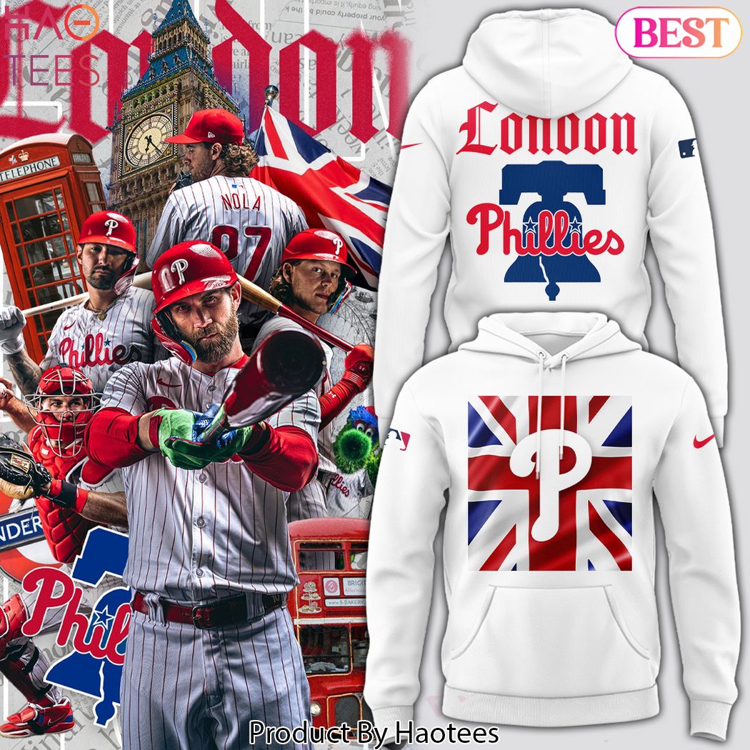 Philadelphia Phillies MLB World Tour London Series Hoodie Philadelphia Phillies MLB World Tour London Series Hoodie