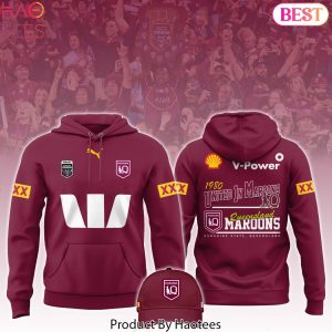Queensland Maroons 1980 United In Maroon 2024 Hoodie