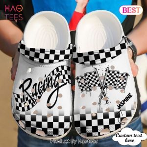 Racing Personalized Flag Classic Clogs Shoes Exclusive