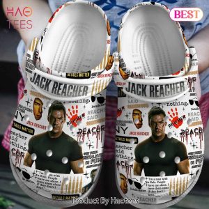 Reacher TV Series Crocs Crocband Clogs Shoes Comfortable For Men Women and Kids