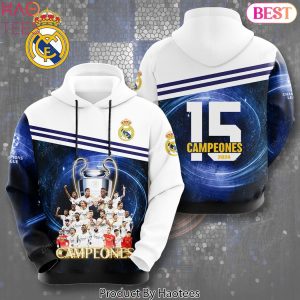 Real Madrid 15 Champions 2024 Hoodie