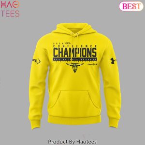 San Antonio Brahmas Xfl Conference Champions 2024 Design Gold Hoodie