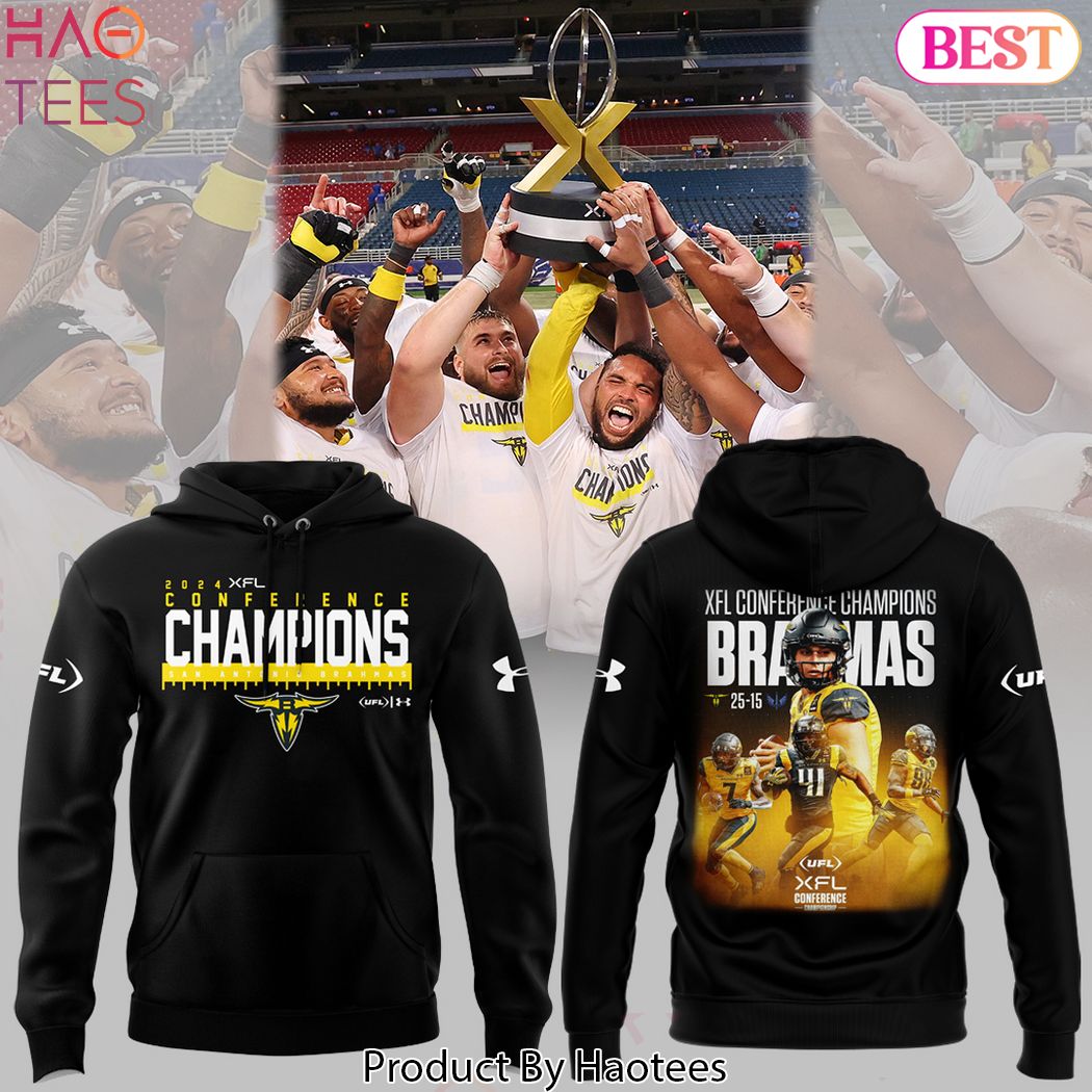 San Antonio Brahmas Xfl Conference Champions 2024 Design Hoodie