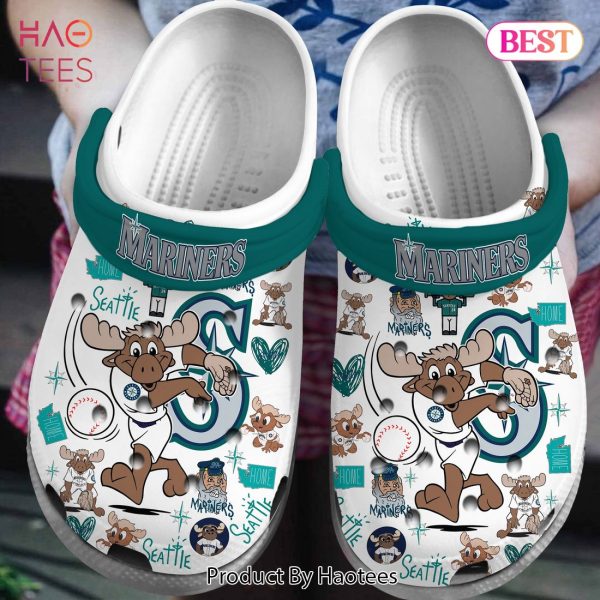 Seattle Mariners Baseball MLB Sport Crocs Crocs Crocband Clogs Shoes Comfortable For Men Women and Kids
