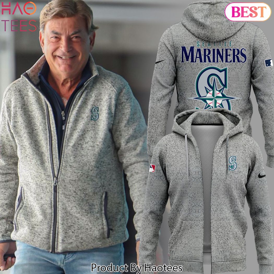 Seattle Mariners Logo Zip Hoodie Seattle Mariners Logo Zip Hoodie