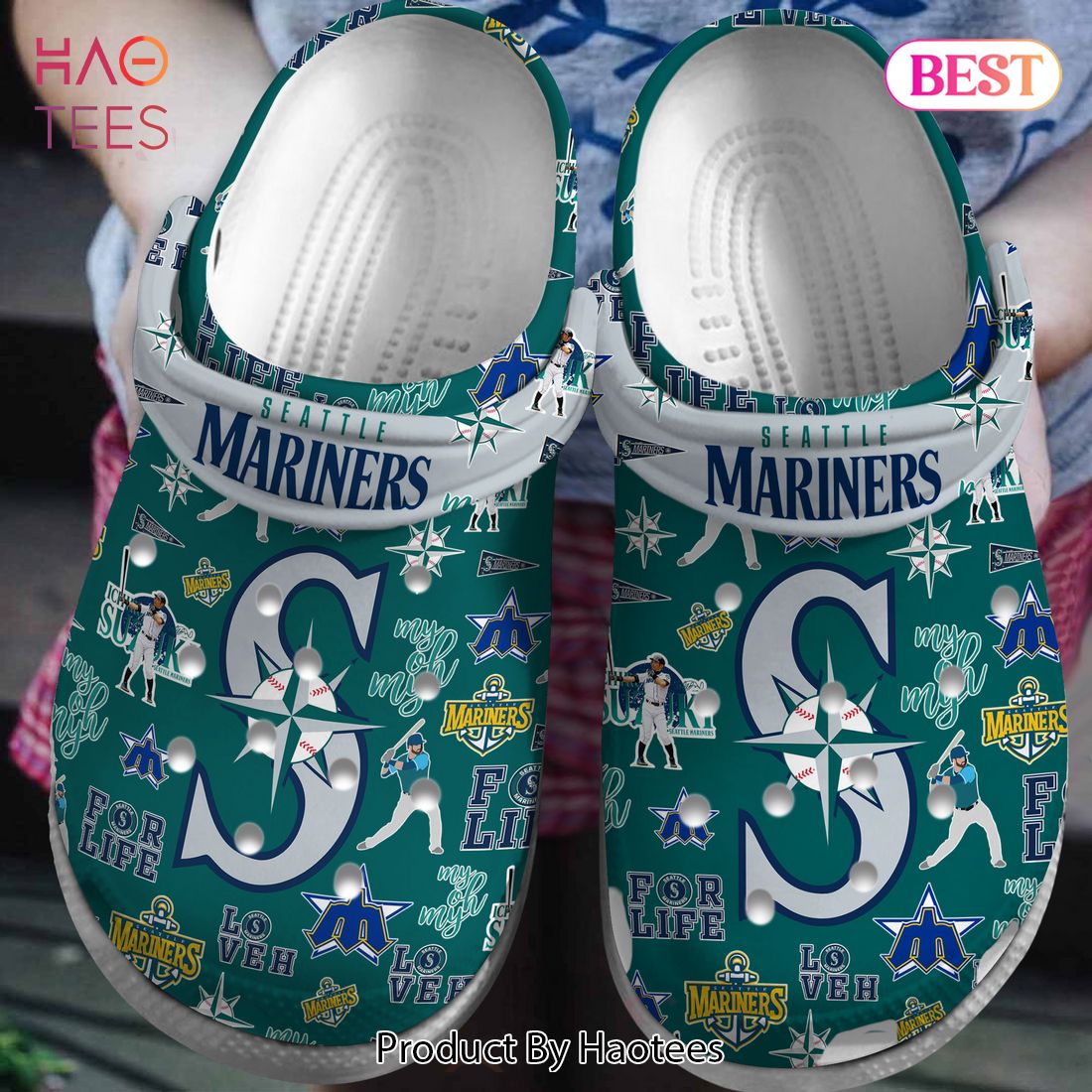 Seattle Mariners MLB Sport Crocs Crocband Clogs Shoes Comfortable For Men Women and Kids Exclusive Seattle Mariners MLB Sport Crocs Crocband Clogs Shoes Comfortable For Men Women and Kids Exclusive