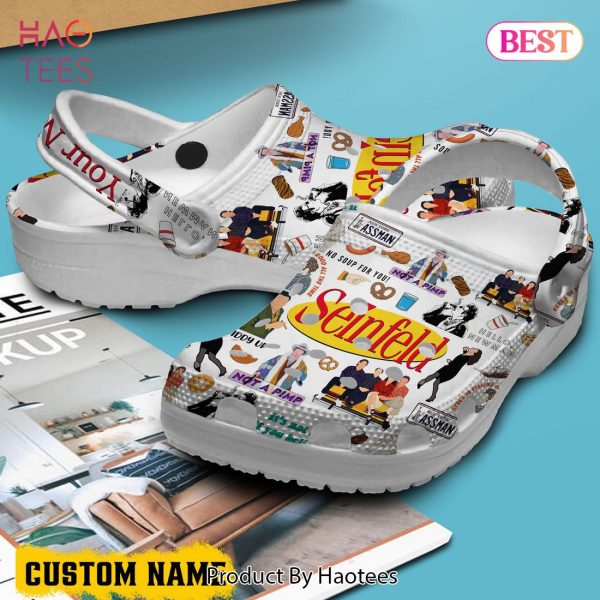 Seinfeld TV Series Crocs Crocband Clogs Shoes Comfortable For Men Women and Kids Exclusive