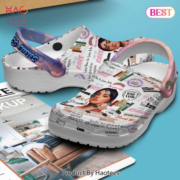 Selena Gomez Music Crocs Crocband Clogs Shoes Comfortable For Men Women and Kids