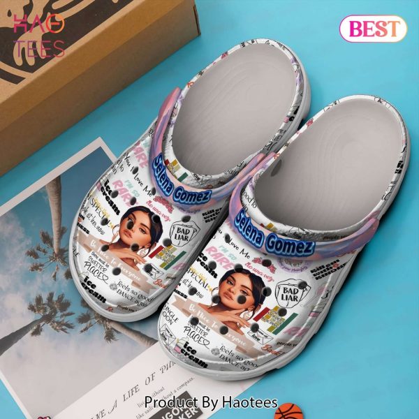 Selena Gomez Music Crocs Crocband Clogs Shoes Comfortable For Men Women and Kids