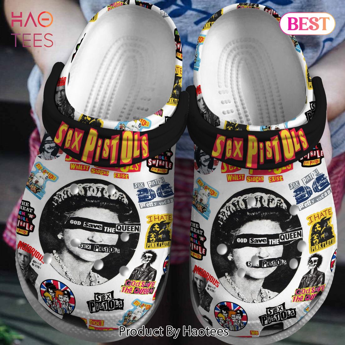 Sex Pistols Music Crocs Crocband Clogs Shoes Comfortable For Men Women and Kids Sex Pistols Music Crocs Crocband Clogs Shoes Comfortable For Men Women and Kids