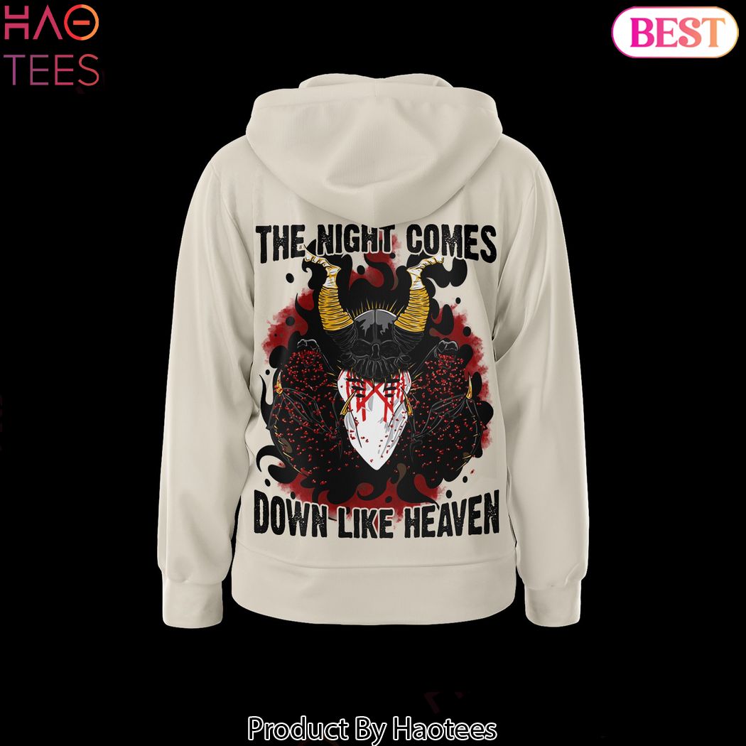 Sleep Token The Night Comes Down Like Heaven Design Zip Hoodie Sleep Token The Night Comes Down Like Heaven Design Zip Hoodie