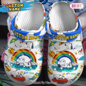 Snoopy Cartoon Crocs Crocband Clogs Shoes Comfortable For Men Women and Kids