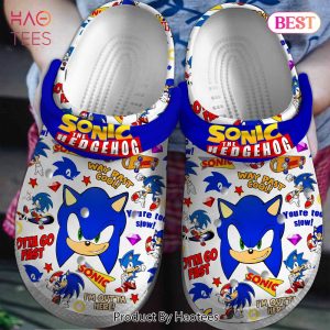 Sonic The Hedgehog Game Crocs Crocband Clogs Shoes Comfortable For Men Women and Kids