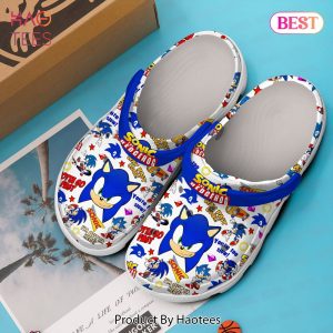 Sonic The Hedgehog Game Crocs Crocband Clogs Shoes Comfortable For Men Women and Kids