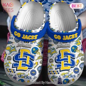 South Dakota State Jackrabbits NCAA Sport Crocs Crocband Clogs Shoes Comfortable For Men Women and Kids