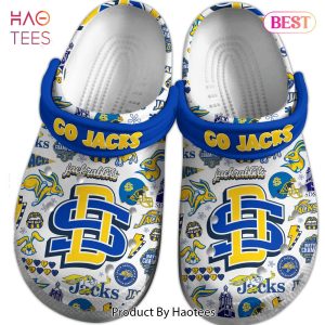 South Dakota State Jackrabbits NCAA Sport Crocs Crocband Clogs Shoes Comfortable For Men Women and Kids