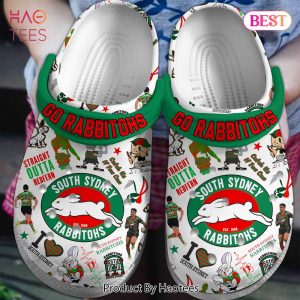South Sydney Rabbitohs NRL Sport Crocs Crocband Clogs Shoes Comfortable For Men Women and Kids