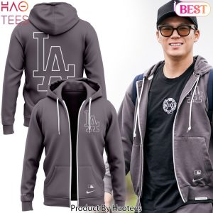 Special Los Angeles Dodgers Design Zip Hoodie