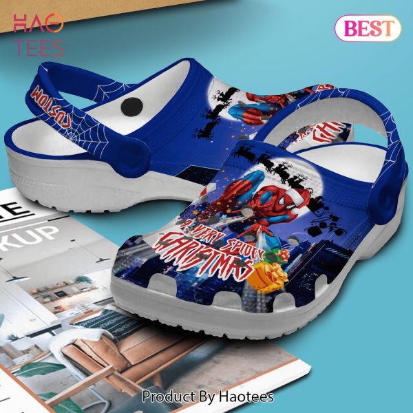 Spider Man Christmas Movie Crocs Crocband Clogs Shoes Comfortable For Men Women and Kids