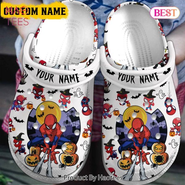 Spider Man Movie Crocs Crocband Clogs Shoes Comfortable For Men Women and Kids