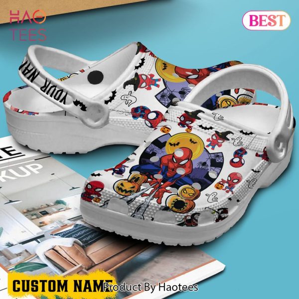 Spider Man Movie Crocs Crocband Clogs Shoes Comfortable For Men Women and Kids