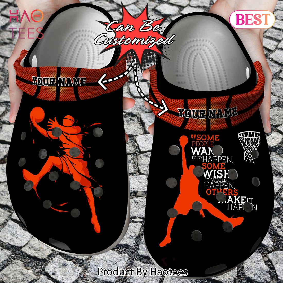 Sport Personalized Playing Basketball Player Clog Shoes Exclusive Sport Personalized Playing Basketball Player Clog Shoes Exclusive