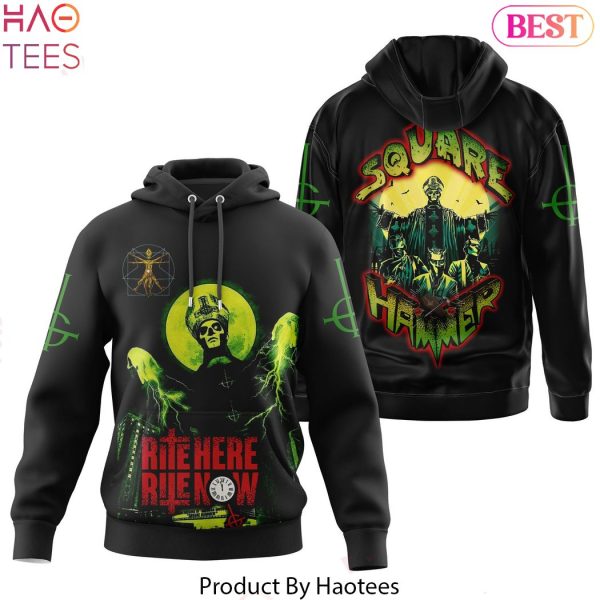 Square Hammer Rite Here Rite Now Design Hoodie