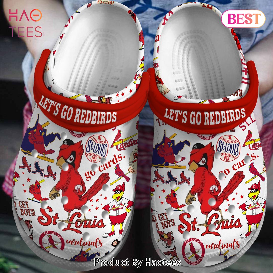 St. Louis Cardinals MLB Sport Crocs Crocband Clogs Shoes Comfortable For Men Women and Kids St. Louis Cardinals MLB Sport Crocs Crocband Clogs Shoes Comfortable For Men Women and Kids